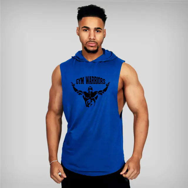 Trendy Hooded Fitness Camisole Vest for Men