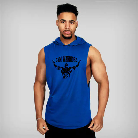 Trendy Hooded Fitness Camisole Vest for Men