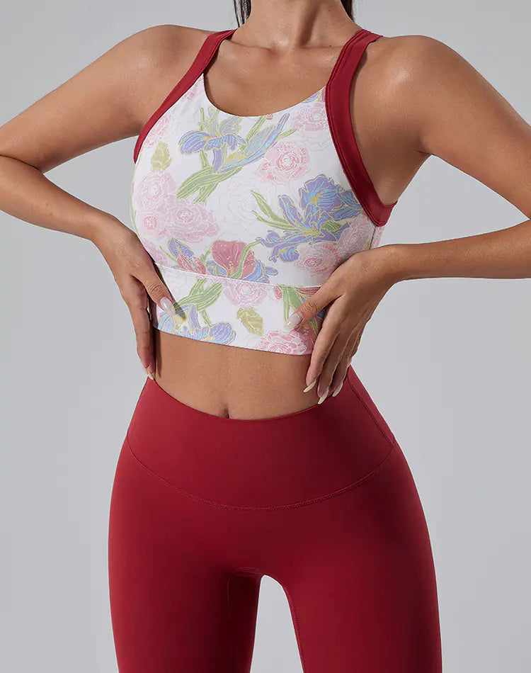 Athletic Joggers and Seamless Yoga Bra Tank Tops