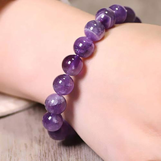 Amethyst Stone Bracelet — Calm & Spiritual Clarity