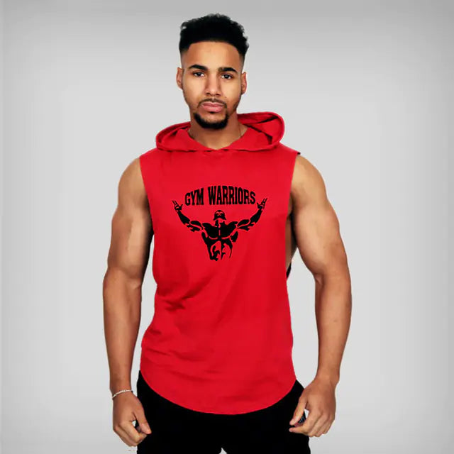Trendy Hooded Fitness Camisole Vest for Men