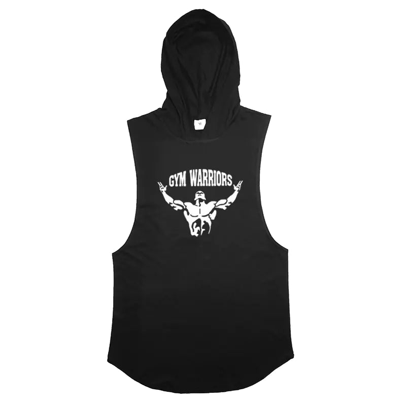 Trendy Hooded Fitness Camisole Vest for Men