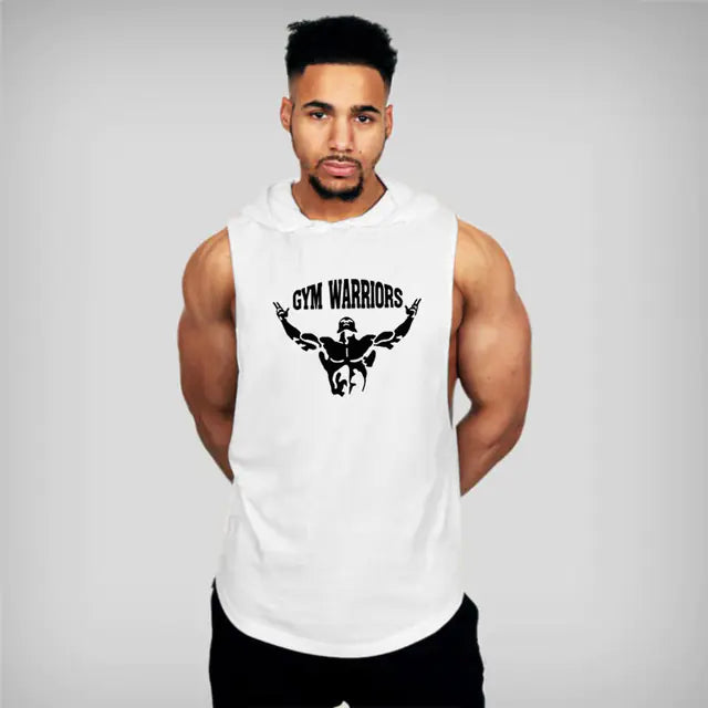 Trendy Hooded Fitness Camisole Vest for Men
