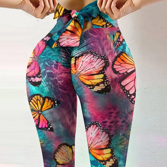 Hip-Lifting Women's Yoga Leggings for Fitness Stretch