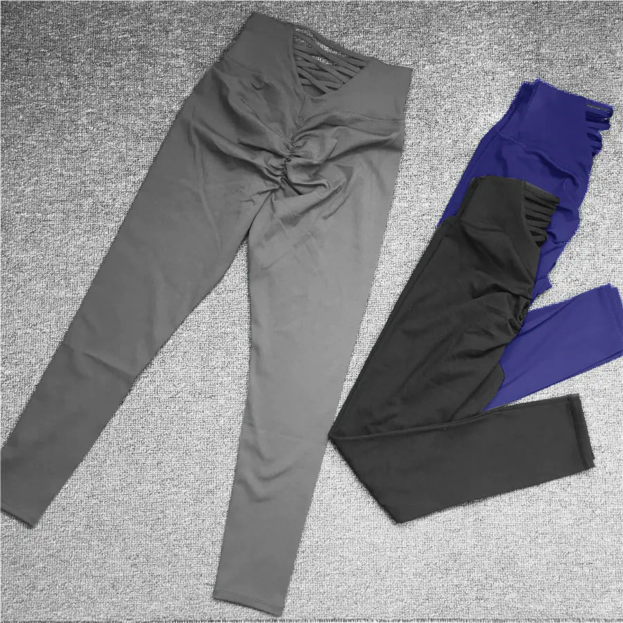 Women's Yoga Set with Cropped Hoodie and Leggings