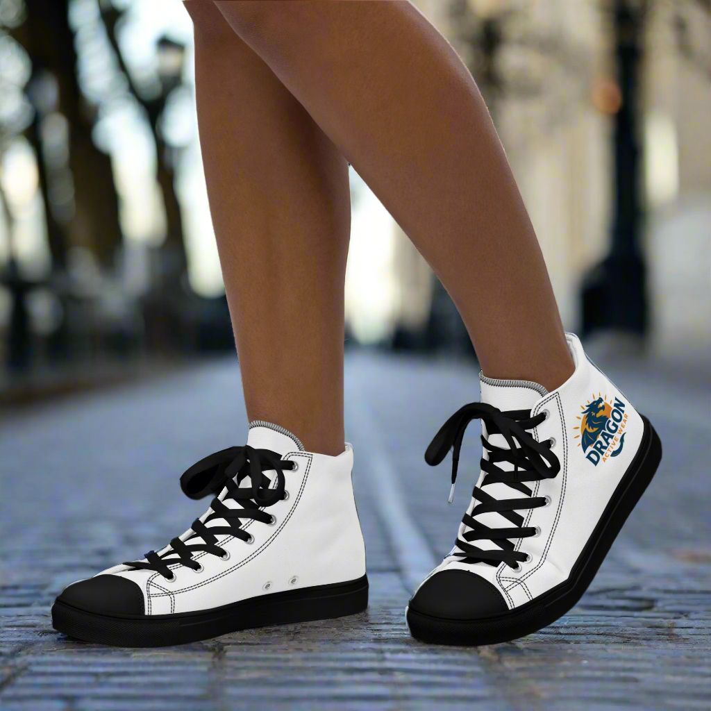 Women’s high top canvas shoes