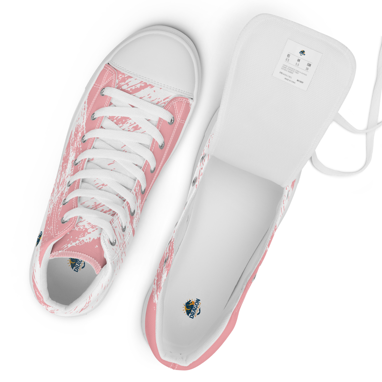 Women’s high top canvas shoes