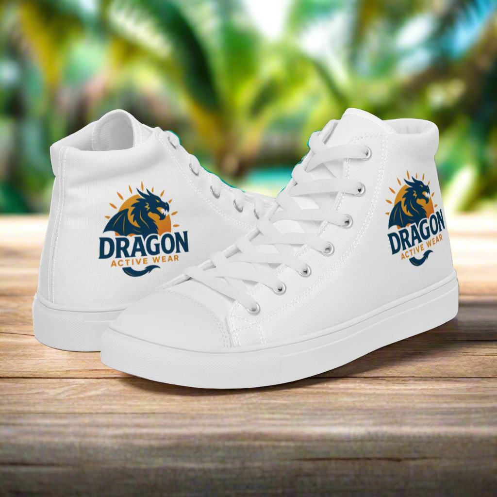 Women’s high top canvas shoes