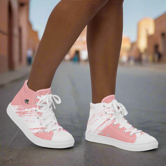 Women’s high top canvas shoes