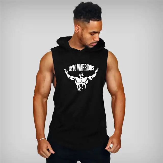Trendy Hooded Fitness Camisole Vest for Men