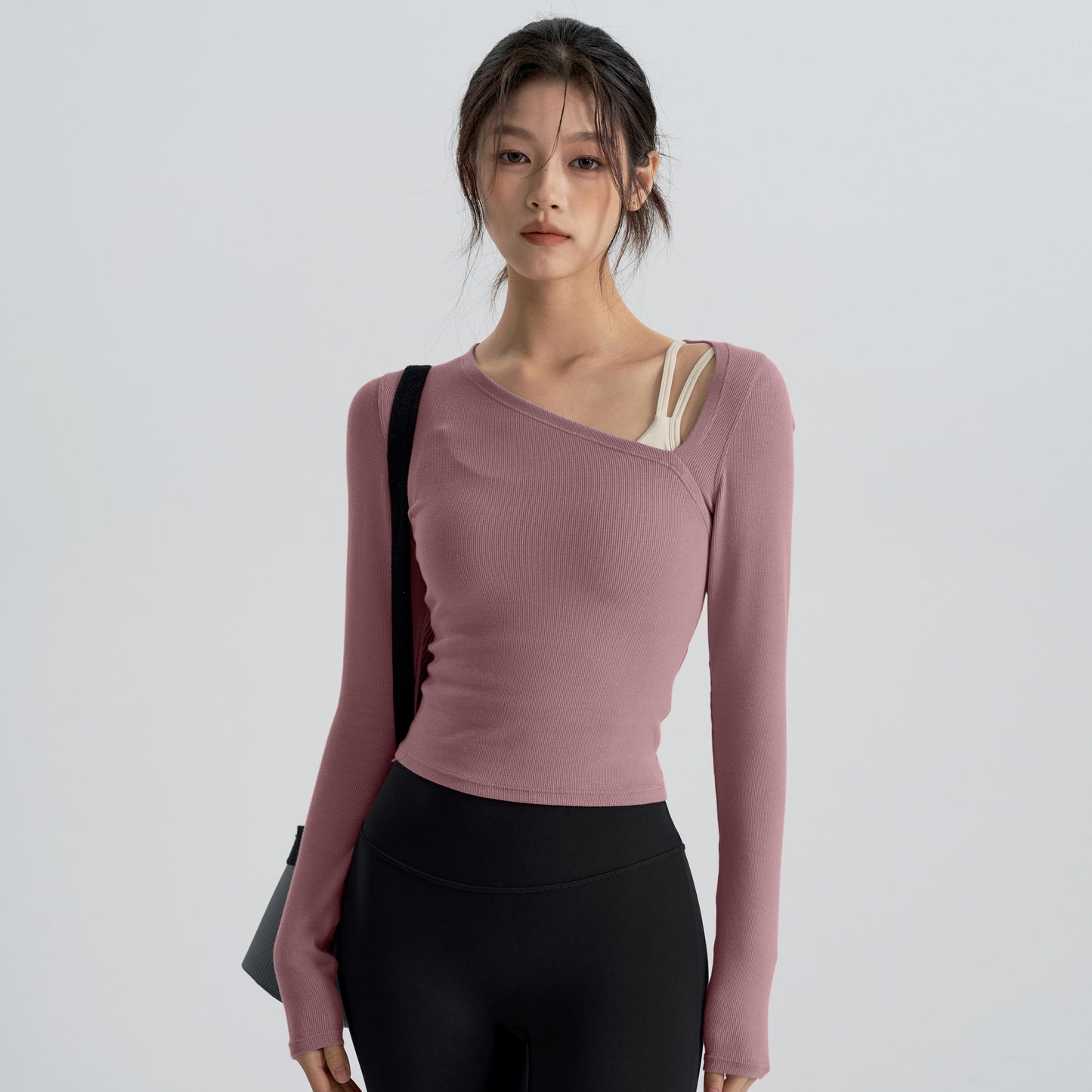 Lady Temperament Yoga Clothes Running Top