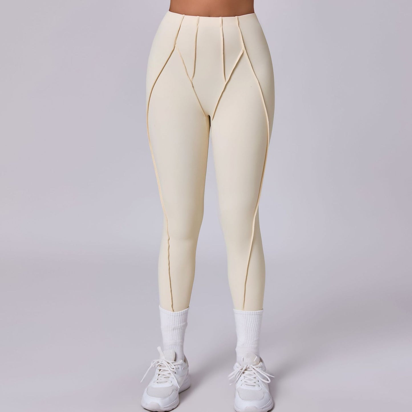 European And American Brushed Body-hugging Suit Sports And Leisure Yoga Clothes