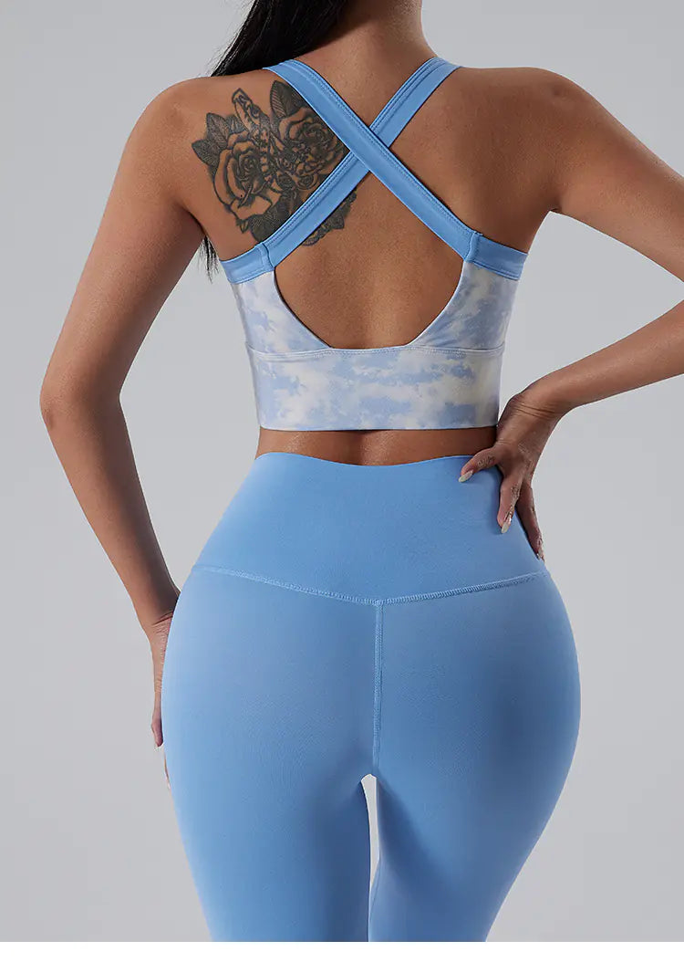 Athletic Joggers and Seamless Yoga Bra Tank Tops