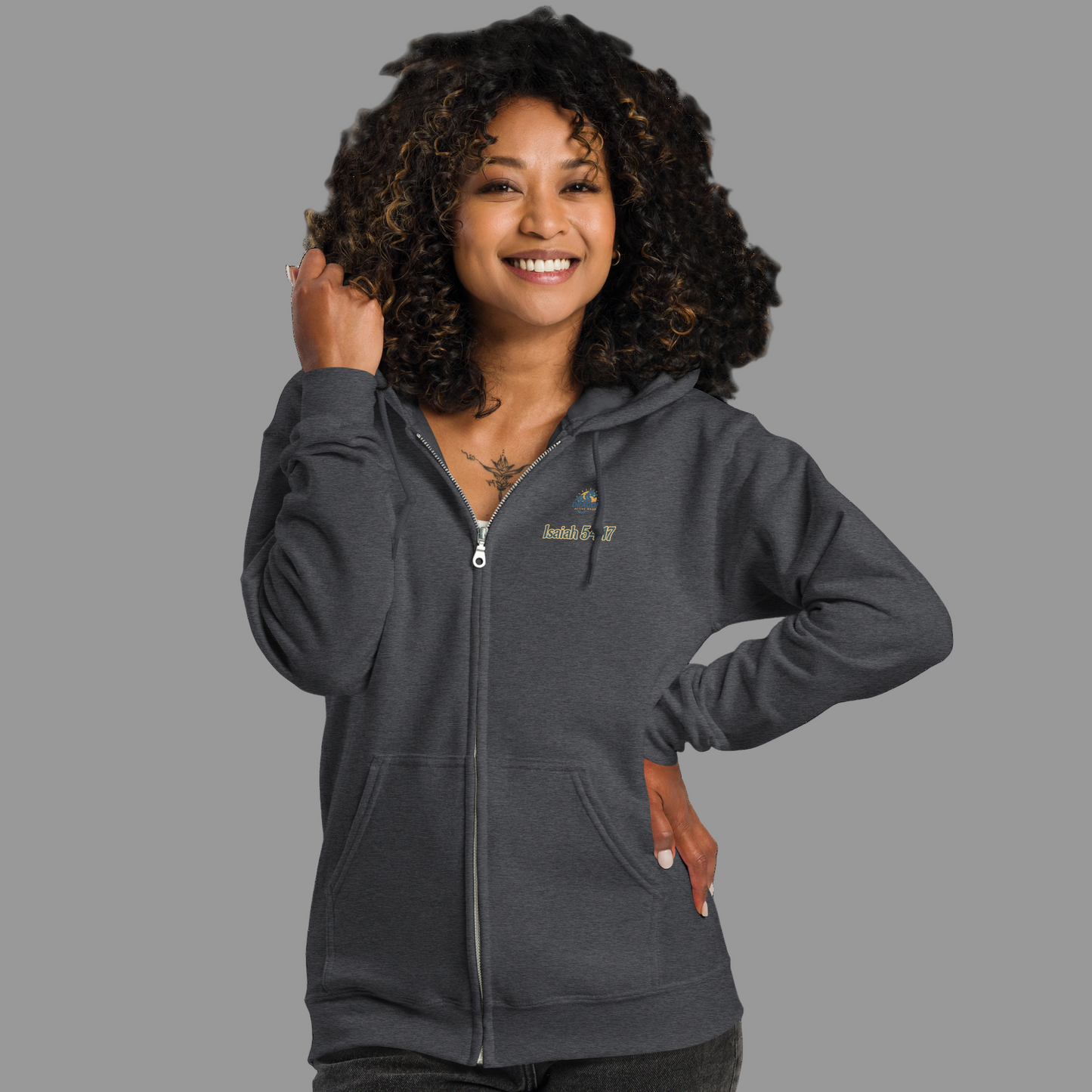 Unisex heavy blend zip hoodie