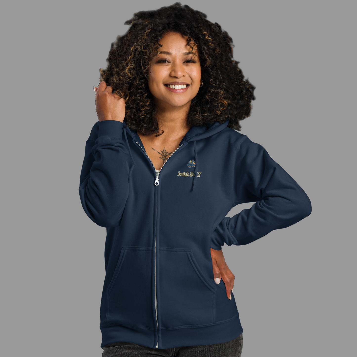 Unisex heavy blend zip hoodie