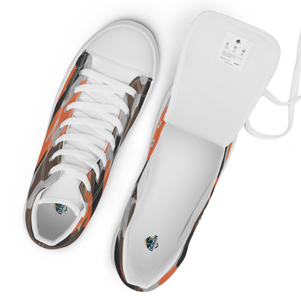 Women’s high top canvas shoes