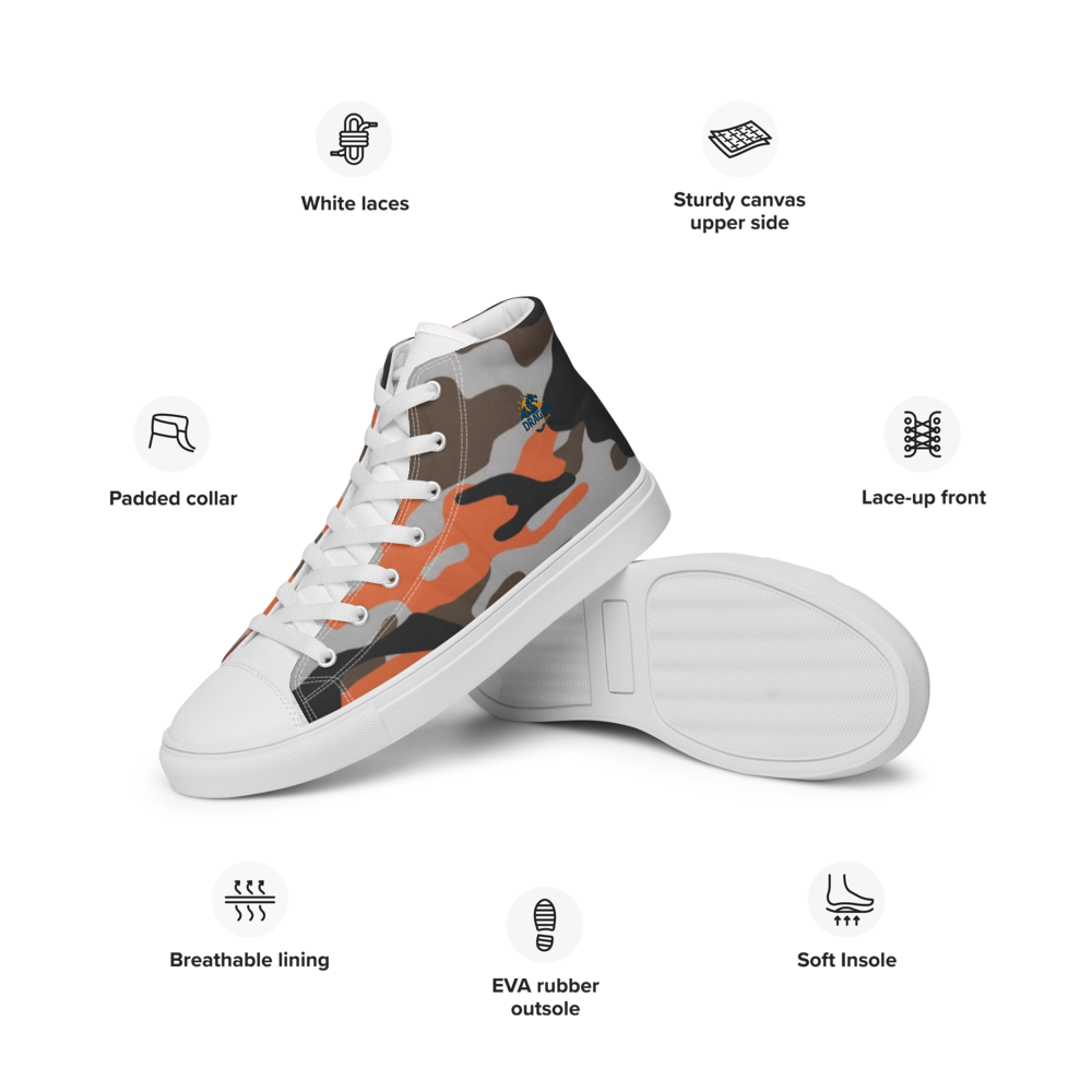 Women’s high top canvas shoes